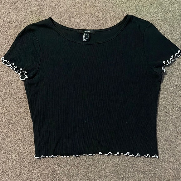 Forever 21 Ribbed Crop Top - Picture 2 of 4